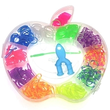 Набор в форме яблока для плетения браслетов, 11 цветов