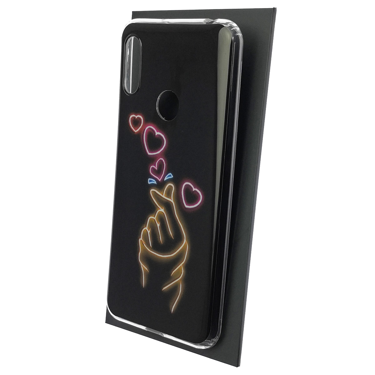 Чехол накладка Vinil для HUAWEI Honor 8A, Y6 2019, силикон, рисунок щелчок с сердечком Чехол накладка Vinil для HUAWEI Honor 8A, Y6 2019, силикон, рисунок щелчок с сердечком