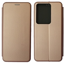 Чехол книжка STYLISH для ITEL Vision 3 Plus (P682LPN), экокожа, визитница, цвет розовое золото Чехол книжка STYLISH для ITEL Vision 3 Plus (P682LPN), экокожа, визитница, цвет розовое золото