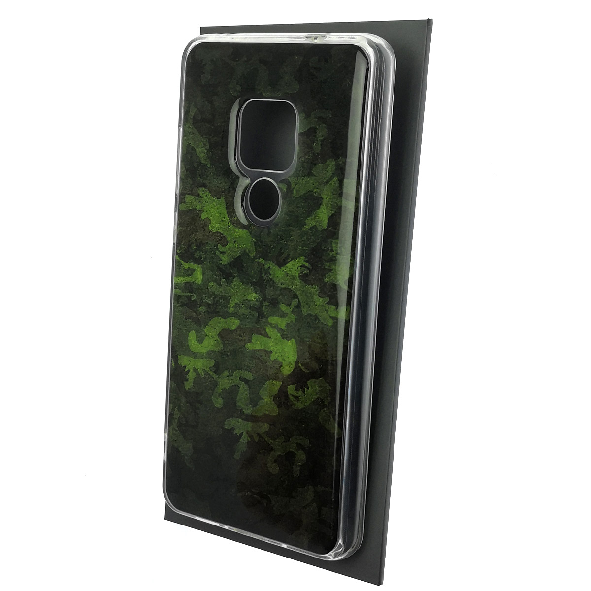 Чехол накладка для HUAWEI Mate 20, силикон, глянцевый, рисунок Военный камуфляж