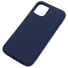 Чехол накладка для APPLE iPhone 12 mini (5.4"), силикон, цвет синий кобальт Чехол накладка для APPLE iPhone 12 mini (5.4"), силикон, цвет синий кобальт