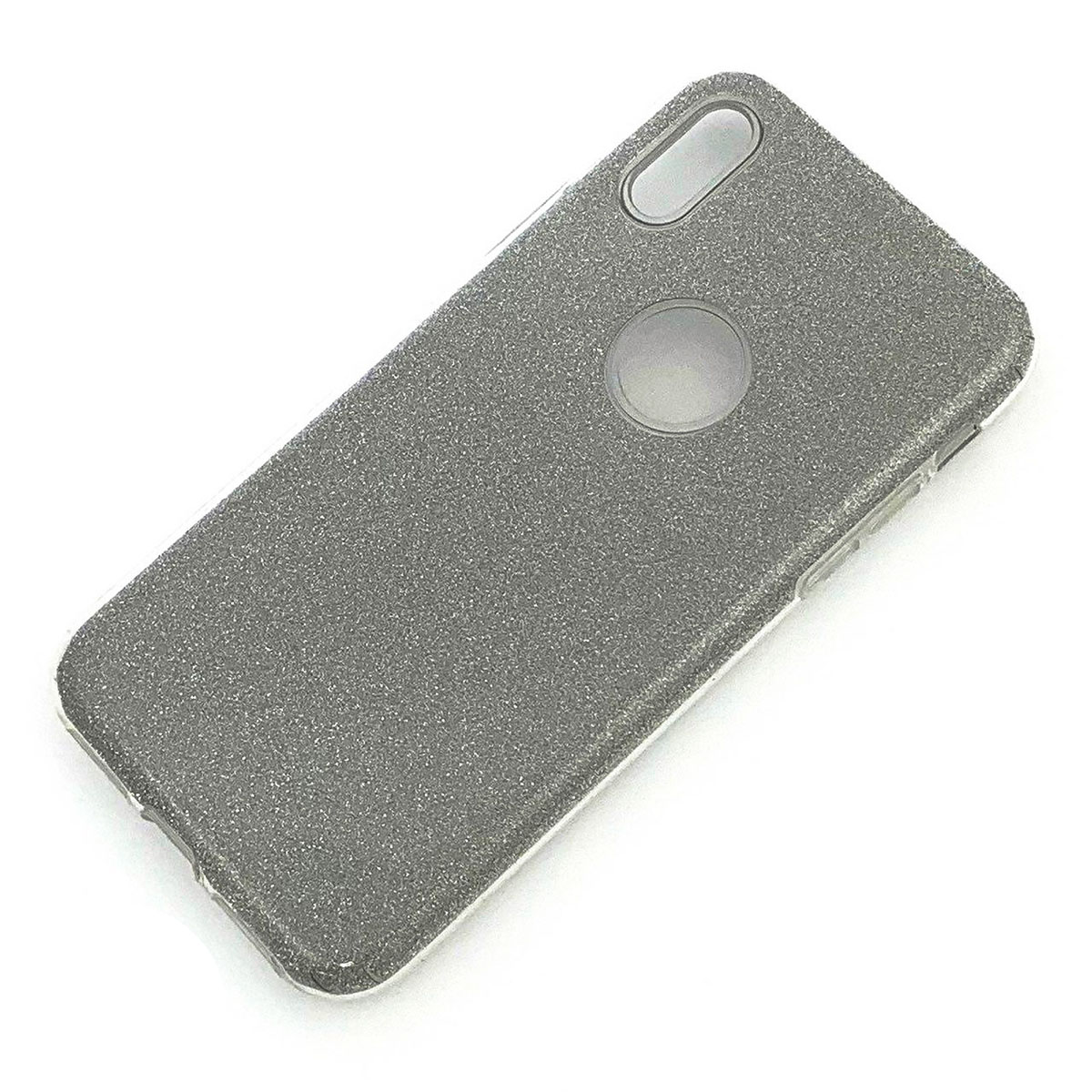 Чехол накладка Shine для APPLE iPhone X, iPhone XS, силикон, блестки, цвет серебристый. Чехол накладка Shine для APPLE iPhone X, iPhone XS, силикон, блестки, цвет серебристый.