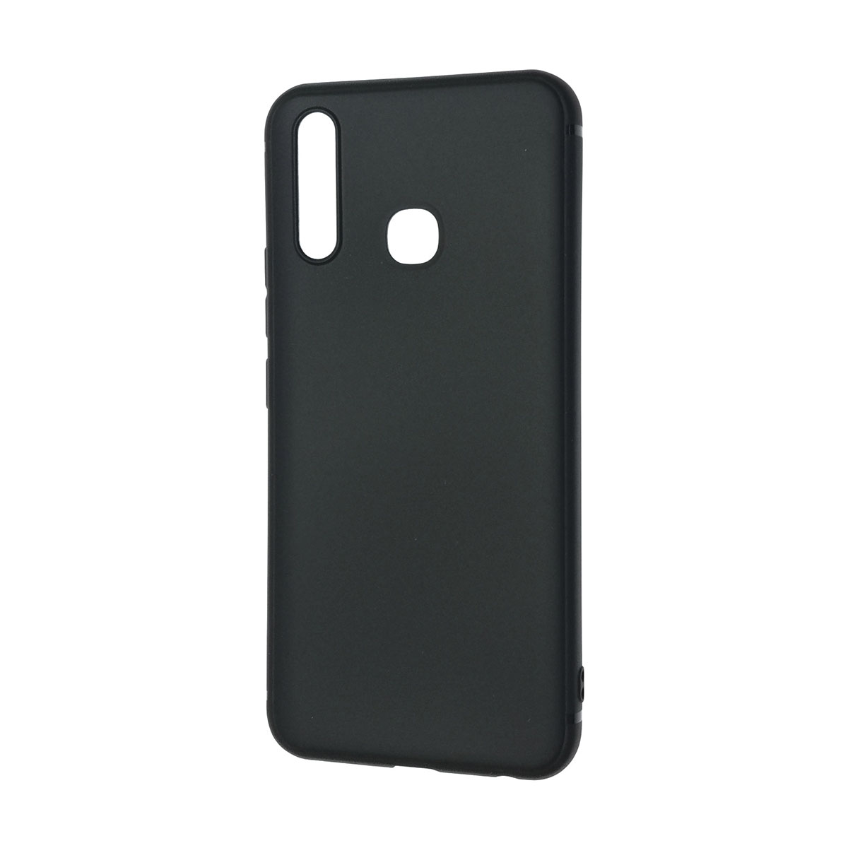Чехол накладка для Vivo Y19, U3, Y5S, U20, Z5i, силикон, матовый, цвет черный.