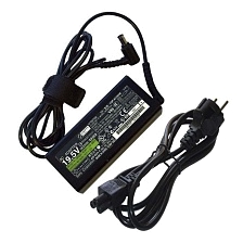 Блок питания для ноутбука Sony VGP-AC19V10 16V, 4A, 65W, 6x4.4 мм