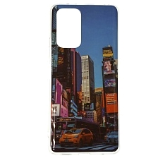 Чехол накладка для XIAOMI Redmi Note 10 Pro, силикон, рисунок улица Wall Street