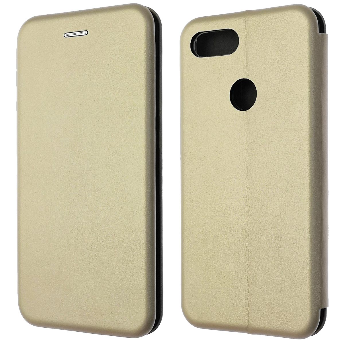 Чехол книжка STYLISH для XIAOMI Mi 8 Lite, экокожа, визитница, цвет золотистый Чехол книжка STYLISH для XIAOMI Mi 8 Lite, экокожа, визитница, цвет золотистый