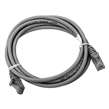 Патч-корд UTP 5e кат., сетевой кабель для интернета, длина 0,75 метра (PATCH-CORD RJ-45 0.75 M), цвет темно серый