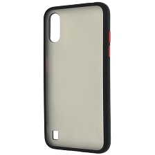 Чехол накладка SKIN SHELL для SAMSUNG Galaxy A01 (SM-A015F), силикон, пластик, цвет окантовки черный Чехол накладка SKIN SHELL для SAMSUNG Galaxy A01 (SM-A015F), силикон, пластик, цвет окантовки черный