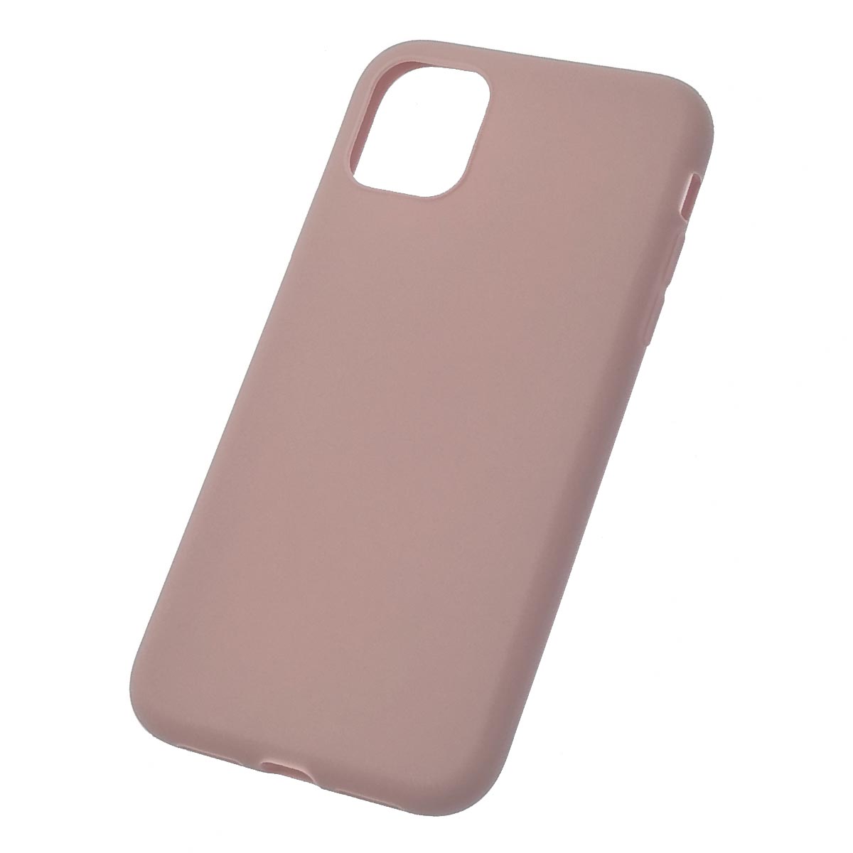 Чехол накладка SOFT TOUCH для APPLE iPhone 11, силикон, матовый, цвет розовый песок Чехол накладка SOFT TOUCH для APPLE iPhone 11, силикон, матовый, цвет розовый песок