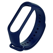 Сменный ремешок для фитнес браслета, смарт часов XIAOMI Mi Band 5, цвет темно синий Сменный ремешок для фитнес браслета, смарт часов XIAOMI Mi Band 5, цвет темно синий