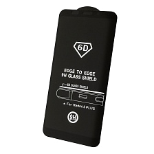 Защитное стекло 6D G-Rhino для XIAOMI RedMi 5 Plus, Redmi Note 5, цвет окантовки черный.