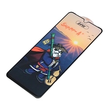 Защитное стекло Super-A+ для XIAOMI Redmi 14C, Redmi A3 Pro, Redmi A4, Redmi A5, POCO C71, POCO C75, цвет окантовки черный