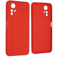 Чехол накладка NANO для XIAOMI Redmi Note 12S, силикон, бархат, цвет красный Чехол накладка NANO для XIAOMI Redmi Note 12S, силикон, бархат, цвет красный