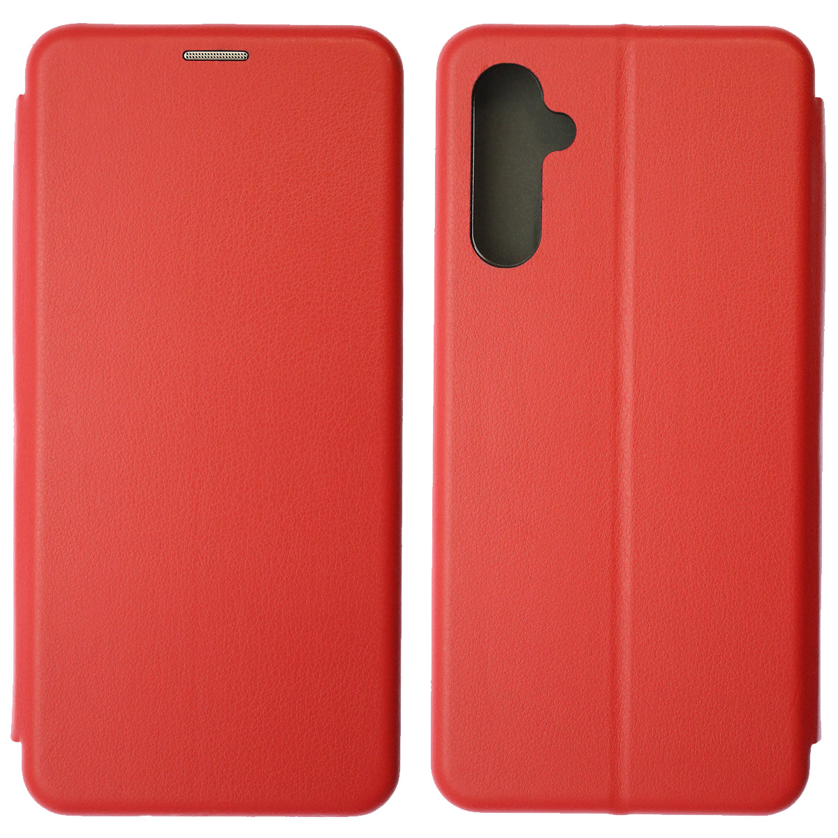 Чехол книжка STYLISH для SAMSUNG Galaxy A14 4G, экокожа, визитница, цвет красный