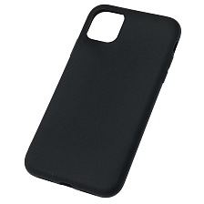 Чехол накладка SOFT TOUCH для APPLE iPhone 11, силикон, матовый, цвет черный Чехол накладка SOFT TOUCH для APPLE iPhone 11, силикон, матовый, цвет черный