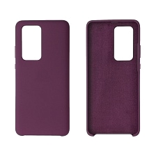 Чехол накладка Silicon Cover для HUAWEI P40 Pro (ELS-NX9), силикон, бархат, цвет индиго. Чехол накладка Silicon Cover для HUAWEI P40 Pro (ELS-NX9), силикон, бархат, цвет индиго.