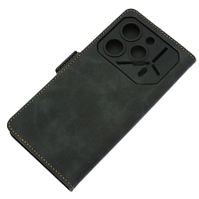 Чехол книжка NICE для TECNO Pova 6, TECNO Pova 6 Pro 5G, защита камеры, экокожа, визитница, цвет черный Чехол книжка NICE для TECNO Pova 6, TECNO Pova 6 Pro 5G, защита камеры, экокожа, визитница, цвет черный