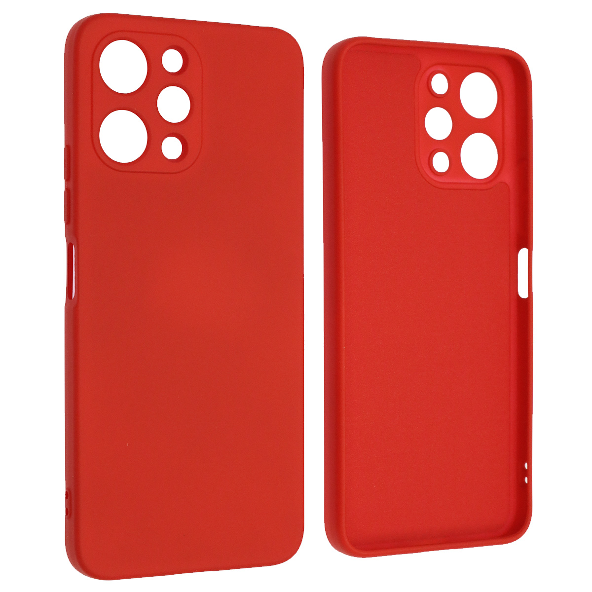 Чехол накладка NANO для XIAOMI Redmi 12 4G, защита камеры, силикон, бархат, цвет красный Чехол накладка NANO для XIAOMI Redmi 12 4G, защита камеры, силикон, бархат, цвет красный