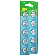 Батарейка GP Prime CR2032 (DL2032) BL10 Lithium 3V