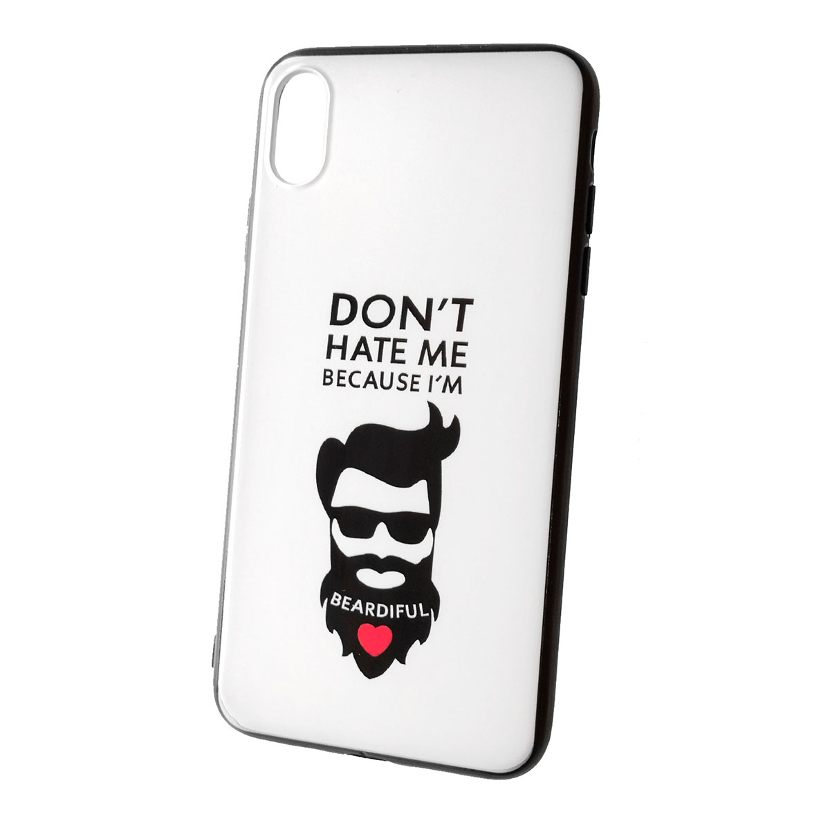 Чехол накладка для APPLE iPhone XS MAX, силикон, рисунок DON'T HATE MI BECAUSE I'M. Чехол накладка для APPLE iPhone XS MAX, силикон, рисунок DON'T HATE MI BECAUSE I'M.