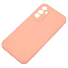 Чехол накладка для SAMSUNG Galaxy A15, защита камеры, силикон, матовый, цвет персиковый Чехол накладка для SAMSUNG Galaxy A15, защита камеры, силикон, матовый, цвет персиковый