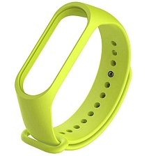 Ремешок на запястье, браслет для XIAOMI Mi Band 3, 4, силикон, цвет салатовый Ремешок на запястье, браслет для XIAOMI Mi Band 3, 4, силикон, цвет салатовый