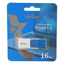 Флешка USB 3.0 16GB NETAC U182, цвет бело синий