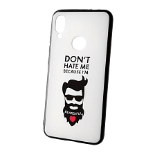 Чехол накладка для XIAOMI Redmi Note 7, Note 7 Pro, силикон, рисунок DON'T HATE MI BECAUSE I'M. Чехол накладка для XIAOMI Redmi Note 7, Note 7 Pro, силикон, рисунок DON'T HATE MI BECAUSE I'M.