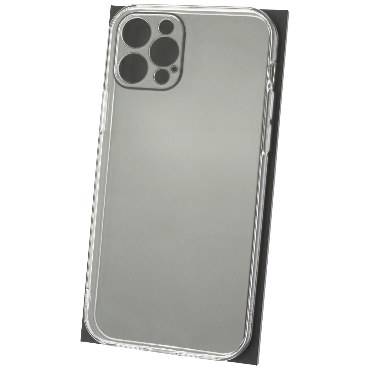 Чехол накладка для APPLE iPhone 12 Pro (6.1"), защита камеры, силикон, цвет прозрачный Чехол накладка для APPLE iPhone 12 Pro (6.1"), защита камеры, силикон, цвет прозрачный