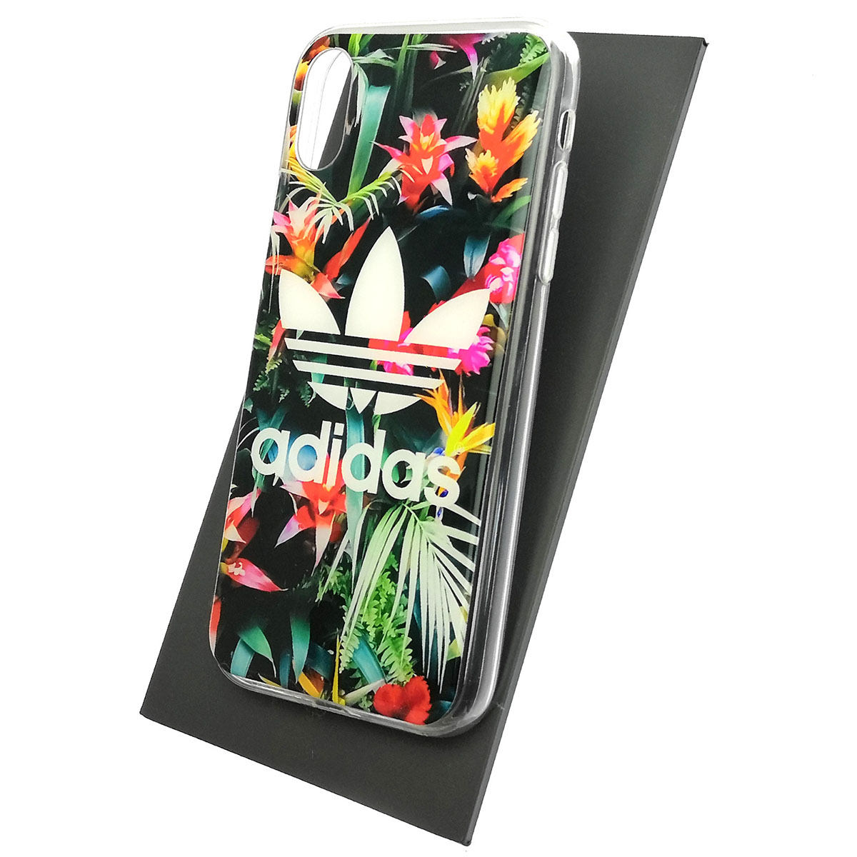 Чехол накладка для APPLE iPhone XR, силикон, глянцевый, рисунок Цветочный Adidas Чехол накладка для APPLE iPhone XR, силикон, глянцевый, рисунок Цветочный Adidas