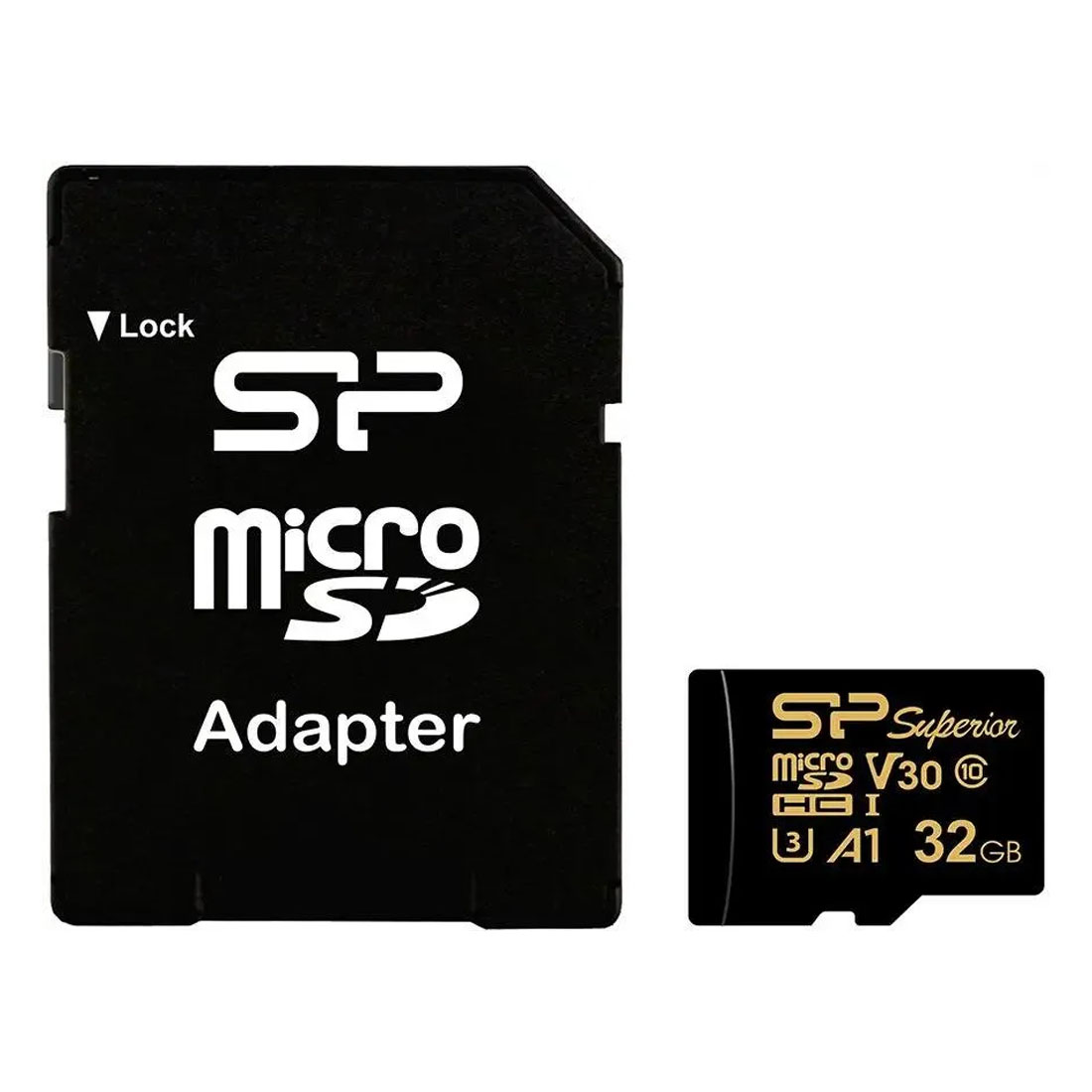 Карта памяти MicroSDHC 32GB SILICON POWER High Endurance UHS-I U3, 100 Мб/с, с адаптером