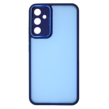 Чехол накладка KING для SAMSUNG Galaxy A34 5G, силикон, пластик, защита камеры, цвет окантовки темно синий Чехол накладка KING для SAMSUNG Galaxy A34 5G, силикон, пластик, защита камеры, цвет окантовки темно синий