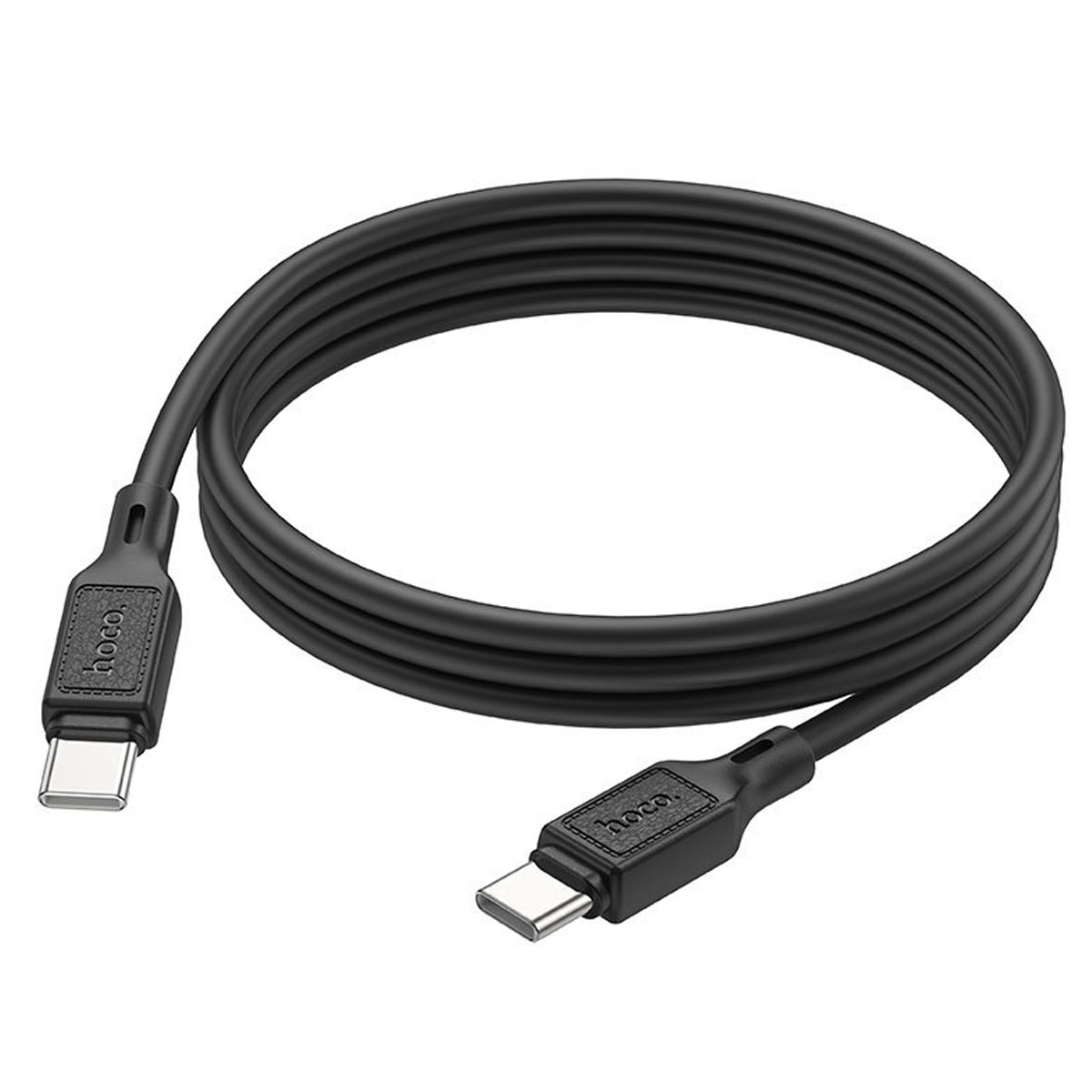 Кабель HOCO X90 Cool Type C на Type C, 60W, 3A, длина 1 метр, цвет черный