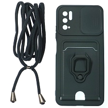 Чехол накладка MULTI FUNCTION 4 в 1 для XIAOMI POCO M3 Pro, XIAOMI Redmi Note 10T, Redmi Note 10 5G, цвет темно зеленый Чехол накладка MULTI FUNCTION 4 в 1 для XIAOMI POCO M3 Pro, XIAOMI Redmi Note 10T, Redmi Note 10 5G, цвет темно зеленый
