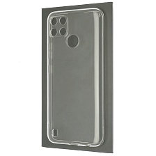 Чехол накладка для Realme C21Y, силикон, защита камеры, цвет прозрачный Чехол накладка для Realme C21Y, силикон, защита камеры, цвет прозрачный