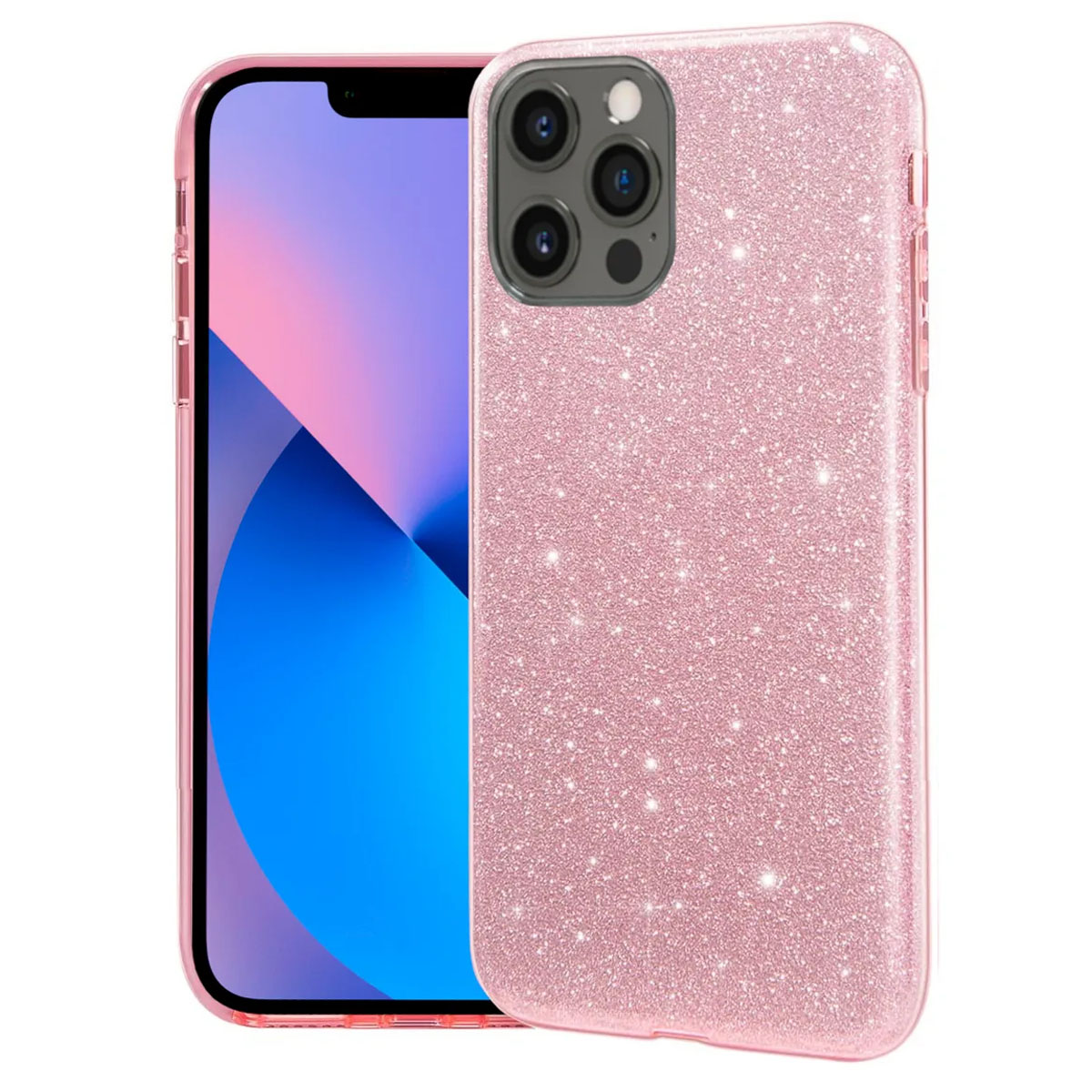 Чехол накладка Shine для APPLE iPhone 12 Pro MAX, силикон, блестки, цвет сиреневый Чехол накладка Shine для APPLE iPhone 12 Pro MAX, силикон, блестки, цвет сиреневый