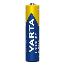 Батарейка VARTA LONGLIFE POWER (HIGH ENERGY) LR03 AAA BL4 Alkaline 1.5V