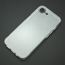 Чехол накладка для APPLE iPhone 16e, iPhone SE 4, защита камеры, силикон, прозрачный