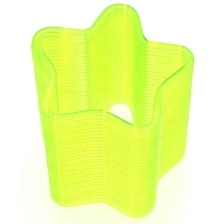 Игрушка пружинка антистресс, форма звезды, размер 3.5 см x 3.5 см, цвет салатовый