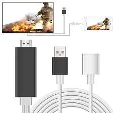Адаптер Apple Lightning 8 pin - HDMI Digital AV (подключение iPhone (8 pin) к телевизору по HDMI) BL | Последняя цена