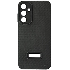 Чехол накладка для SAMSUNG Galaxy A25, защита камеры, силикон, карбон, цвет черный Чехол накладка для SAMSUNG Galaxy A25, защита камеры, силикон, карбон, цвет черный