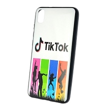 Чехол накладка для XIAOMI Redmi 7A, силикон, рисунок TikTok танцы.