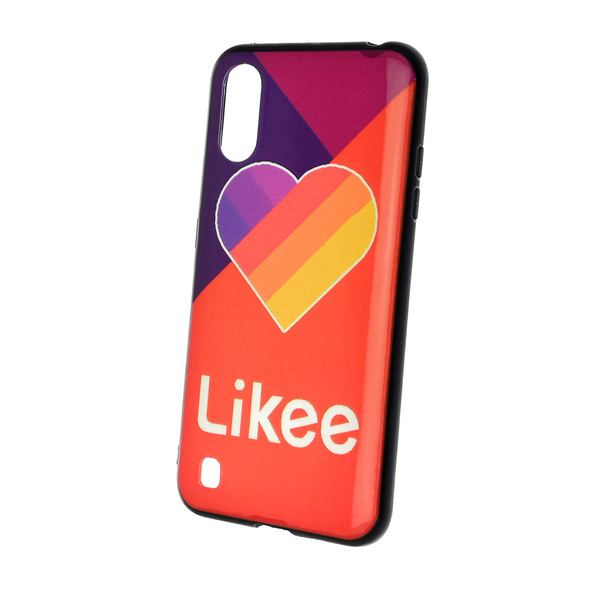 Чехол накладка для SAMSUNG Galaxy A01 (SM-A015F), силикон, рисунок Likee Red. Чехол накладка для SAMSUNG Galaxy A01 (SM-A015F), силикон, рисунок Likee Red.