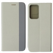 Чехол книжка MESH для XIAOMI Redmi Note 11 Pro Plus 5G, текстиль, силикон, бархат, визитница, цвет серый