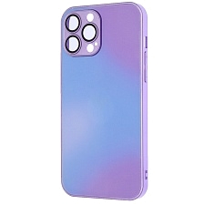 Чехол накладка с поддержкой MagSafe для APPLE iPhone 13 Pro Max (6.7"), силикон, стекло, защита камеры, цвет сиреневый Чехол накладка с поддержкой MagSafe для APPLE iPhone 13 Pro Max (6.7"), силикон, стекло, защита камеры, цвет сиреневый