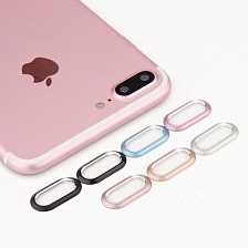Защитный чехол для объектива задней камеры APPLE iPhone 7/8 Plus (5.5"), цвет синий.
