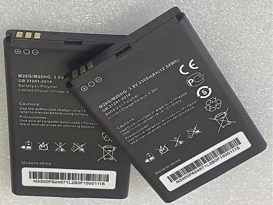 АКб (Аккумулятор) M26G M26HG M26MG M27HG для 4G LTE Маршрутизатор WiFi МТС 81321FT, 3.8V, 3300 мАч, цвет черный