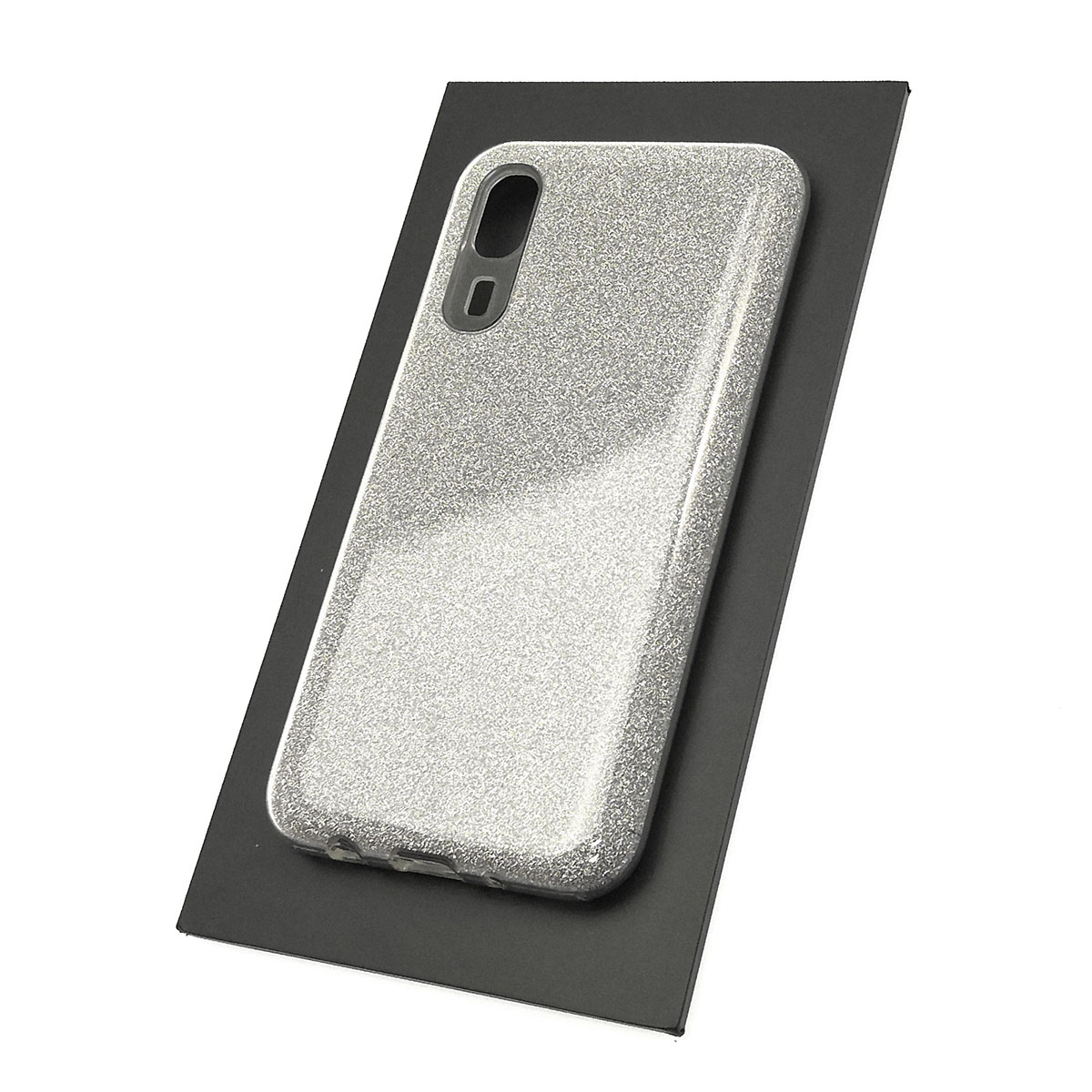 Чехол накладка Shine для SAMSUNG Galaxy A2 Core (SM-A260), силикон, блестки, цвет серебристый Чехол накладка Shine для SAMSUNG Galaxy A2 Core (SM-A260), силикон, блестки, цвет серебристый