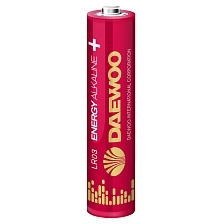 Батарейка DAEWOO ENERGY LR03 AAA BOX24 Alkaline 1.5V