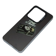 Чехол накладка для TECNO SPARK GO 2024, POP 8, защита камеры, силикон, рисунок TIME IS MONEY Чехол накладка для TECNO SPARK GO 2024, POP 8, защита камеры, силикон, рисунок TIME IS MONEY